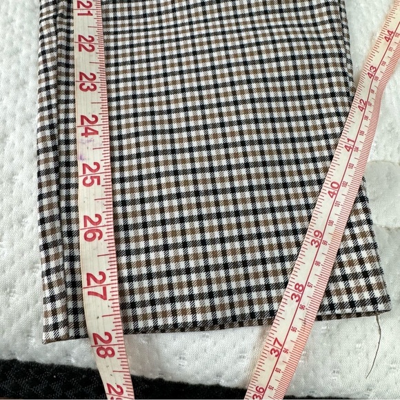 2 for $25 Carolina Belle Plaid Skinny Ankle Pants size 8 - Picture 5 of 6